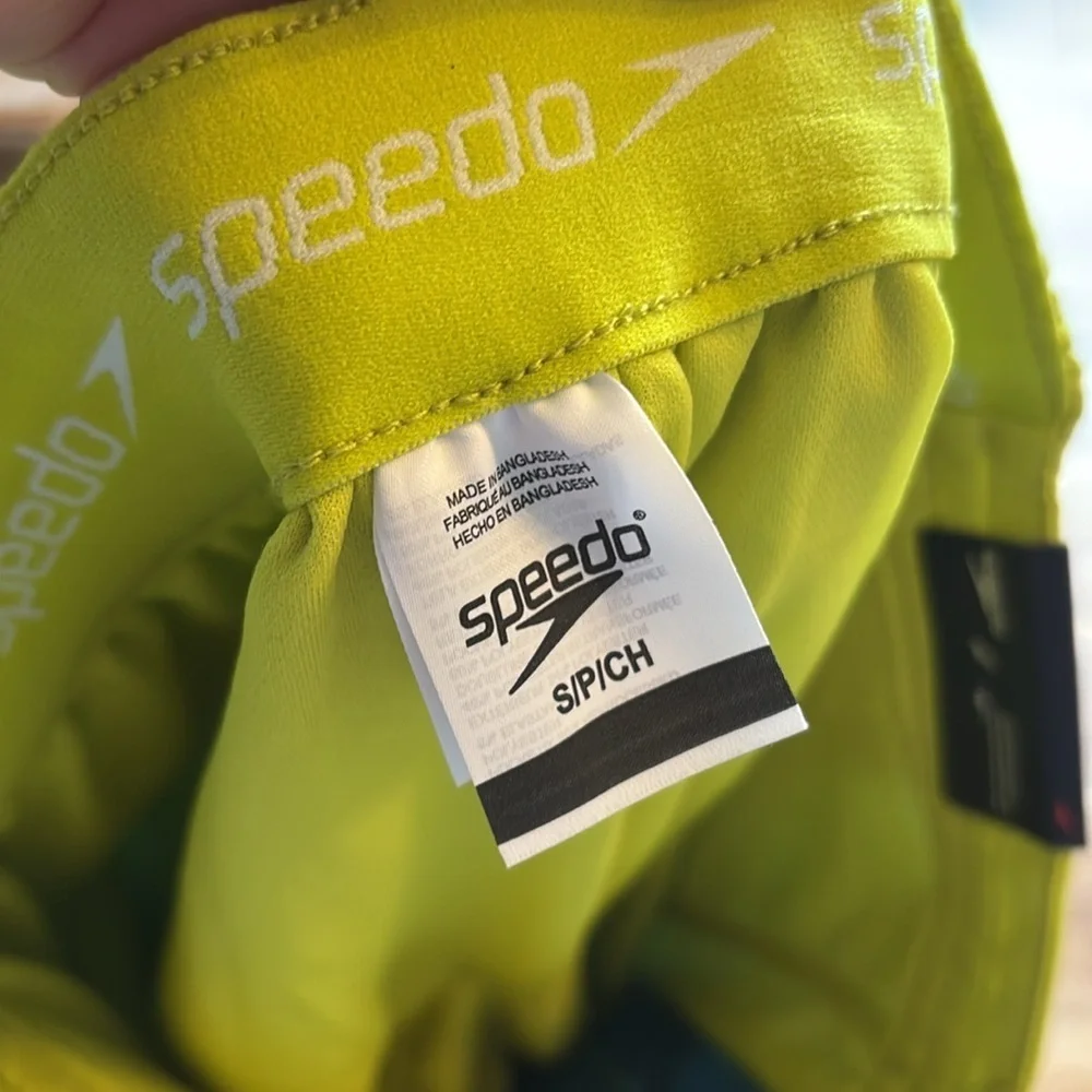 NWT Speedo Men's Swim Trunk Knee Length Boardshort Bondi Printed, 20